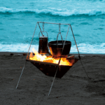 UNIFLAME 야외 캠핑 모닥불 스탠드 450 스테인리스 스틸 접이식 및 보관 용이 - 이미지 2