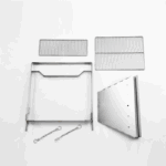 UNIFLAME 야외 캠핑 모닥불 스탠드 450 스테인리스 스틸 접이식 및 보관 용이 - 이미지 3