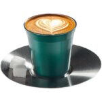 미국 커피 컵 세트 캡슐형 야외용 소형 물컵 304 스테인리스 스틸 인 스타일 레트로 오피스 더블 레이어 - 이미지 5