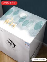 냉동고 방진 매트 커버 천 방수 및 오일 방지 냉동고 냉장고 북유럽 스타일 pvc 주방 방진 커버 방진 커버 타월