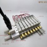 SMC형 중앙밸브 아일랜드 솔레노이드 밸브 스타일 SY5140-42-02-4F/8F/10F/12F 최대 24위치 - 이미지 3