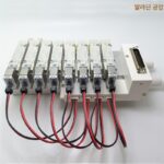SMC형 중앙밸브 아일랜드 솔레노이드 밸브 스타일 SY5140-42-02-4F/8F/10F/12F 최대 24위치 - 이미지 4