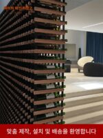 와인 랙 심플 모던 레드 와인 랙 와인 캐비닛 랙 홈 와인 솔리드 우드 디스플레이 랙 레드 와인 병 디스플레이 랙 - 이미지 2
