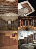 와인 랙 심플 모던 레드 와인 랙 와인 캐비닛 랙 홈 와인 솔리드 우드 디스플레이 랙 레드 와인 병 디스플레이 랙 - 이미지 5