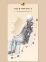 오크스 마사지기 등 허리 경추 다기능 전신 홈 반죽 마사지기 쿠션 의자 쿠션 좌석 쿠션 - 이미지 3