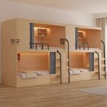 2단 침대 우주 캡슐 2단 침대 청소년 호스텔 홈스테이 아파트 침대 기숙사 e스포츠 호텔 2단 침대 - 이미지 2