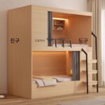 2단 침대 우주 캡슐 2단 침대 청소년 호스텔 홈스테이 아파트 침대 기숙사 e스포츠 호텔 2단 침대 - 이미지 3