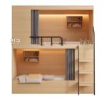 2단 침대 우주 캡슐 2단 침대 청소년 호스텔 홈스테이 아파트 침대 기숙사 e스포츠 호텔 2단 침대 - 이미지 5