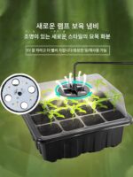 특가 원예 도구 절단 화분 두꺼워진 검정 녹색 묘목 상자 투명 빛 PVC 다육 식물 묘목 블록 - 이미지 4