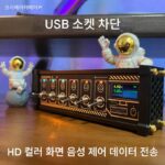 블록 USB 소켓 스플리터 독립 스위치 남자친구 선물 멀티포트 USB 전원 공급 테이블 허브 확장 도크 포함