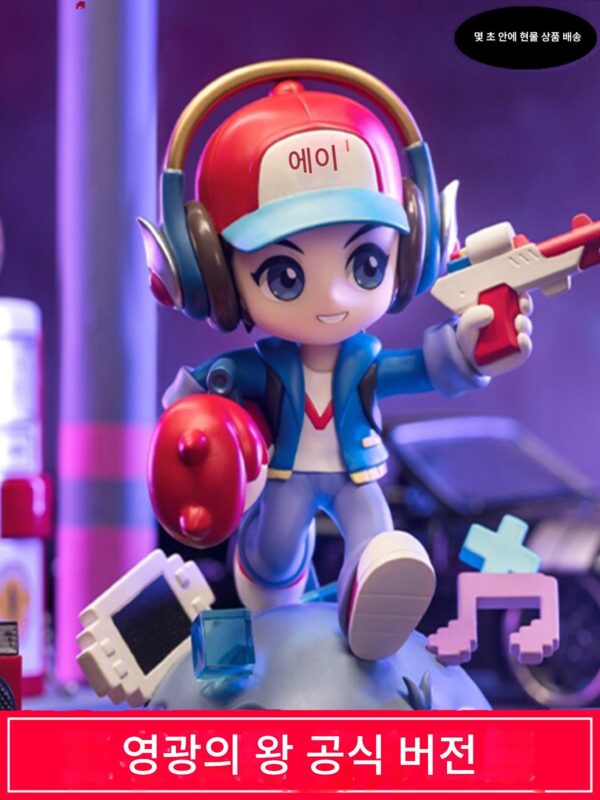 공식 정품 King of Glory Luban No. 7 피규어 비디오 게임 소년 인형 인형 장식품 장난감 게임 주변기기