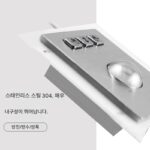 Yiyuntian TB-03 내장 금속 스테인리스 스틸 산업용 CNC 공작 기계 트랙볼 마우스 방수 및 방진 - 이미지 4