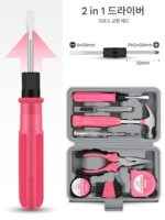 가정용 도구 상자 세트 하드웨어 육각 렌치 드라이버 플라이어 컬렉션 일일 가정 수리 조합 세트 - 이미지 4