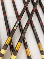 일본 레트로 컬러풀 고탄소 28톤 5h 테이블 낚싯대 잉어낚싯대 종합 낚싯대 4.5/6.3/7.2미터