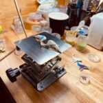 에나멜 구이 도구 유약 충전 리프팅 플랫폼 에나멜 충전 도구 보호용 목 콘