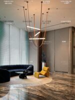 이탈리아 미니멀리스트 벨트 디자이너 모델 룸 빈 거실 로프트 하이 빌라 계단 레스토랑 샹들리에 - 이미지 5