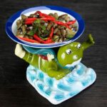 인터넷 스타 핫팟 레스토랑 곱창 해산물 가재 드라이아이스 창의적인 식기 개인화 특수 모양 황소개구리 훈제 용기 도금 - 이미지 4