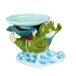 인터넷 스타 핫팟 레스토랑 곱창 해산물 가재 드라이아이스 창의적인 식기 개인화 특수 모양 황소개구리 훈제 용기 도금 - 이미지 5