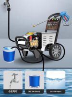 블랙캣 지기 초고압 자동차 세척기 220V 가정용 고출력 세척기 물총 전자동 자동차 세척기 상업용 - 이미지 3