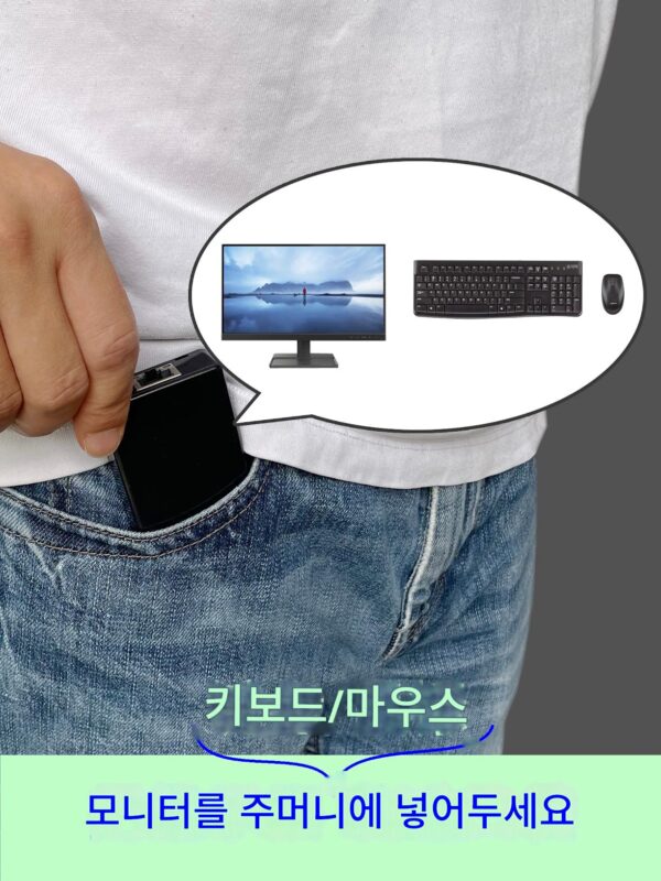 휴대용 KVM HDMI to IP 네트워크 WiFi 디스플레이로 사용되는 모바일 폰 원격 제어 원격 제어 컴퓨터