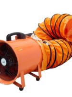 휴대용 축류 팬 220V 모바일 배기 팬 배기 송풍기 터널 페인팅 산업용 환기 장비 - 이미지 5