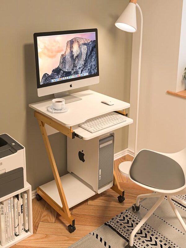 이동식 컴퓨터 데스크탑 테이블 침대 옆 테이블 홈 심플 책상 침실 학생 미니 컴퓨터 테이블 소형