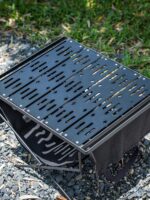 한투 신제품 출시 난로 옆 탁자 야외용 나무 난로 전술 탁자 야외용 접이식 탁자 다목적 탁자 - 이미지 2