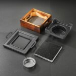 한국 대형 슬레이트 그릴 슬레이트 그릴 플레이트 알코올 가열 직사각형 그릴 플레이트 알루미늄 합금 테판야키 스테이크 - 이미지 4