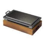 한국 대형 슬레이트 그릴 슬레이트 그릴 플레이트 알코올 가열 직사각형 그릴 플레이트 알루미늄 합금 테판야키 스테이크 - 이미지 5