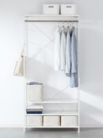 무인양품 스테인리스 콤비네이션 랙 부품 추가 선반 수직대 크로스바 전용 - 이미지 4