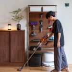 아니요, 즉 모든 스테인리스 스틸 하우스키핑 캐비닛은 다이슨 진공 청소기, 윤징 샤오미 로봇 홀보드 보관 랙에 적합합니다. - 이미지 3