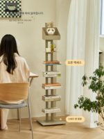 레이지스페이스 노르딕 인터넷 셀럽 책꽂이 스터디 심플 플로어 스탠딩 랙 크리에이티브 다층 철제 수납 디스플레이 랙 - 이미지 3