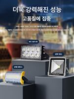 해양용 LED 투광등 초고휘도 실외 방수 스포트라이트 저전압 낚시 보트 조명 탐조등 12V24V 투사등 - 이미지 3