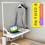 기숙사 공간 활용 유물 선반 수납 선반 하단 침대 옷걸이 단선 컴퓨터 책상 - 이미지 2