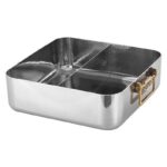 스테인레스 스틸 핫팟 냄비 상업용 정사각형 분지 두껍고 깊어짐 304 3층 복합 스틸 어머니-자식 만다린 오리 냄비 정사각형 - 이미지 5