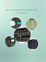 제조업체는 EVA 폼 라이닝 맞춤형 조각 일체형 몰딩 하드웨어 포장 상자 eva 플로킹 포장 트레이를 공급합니다. - 이미지 3