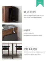 노르딕 다기능 접이식 록 플레이트 식탁 모던 심플 소형 아파트 수납식 공간 절약 식탁 홈 거실 - 이미지 4