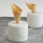 디저트 에그롤 트레이 레스토랑 크리에이티브 요리 콜드 요리 식기류 호텔 예술적 컨셉 요리 서빙 장식용 접시 - 이미지 4