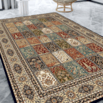 북유럽 레트로 카펫 거실 바닥 매트 침실 침대 옆 다다미 터키식 페르시아 카펫 넓은 공간 전체 맞춤 제작 - 이미지 3