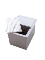 상업용 스테인리스 스틸 얼음 저장 탱크 농축 얼음 저장 탱크 스테인리스 스틸 얼음 탱크 바 카페 밀크티 숍 전용 - 이미지 3