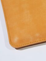 애플 맥북 컴퓨터 레트로 가죽 케이스 라이너 백 노란색 정품 가죽 식물성 태닝 가죽 MACX01S에 적합 - 이미지 5