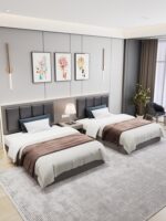 호텔 가구 표준 객실 전체 세트 맞춤형 게스트룸 아파트 5성급 침대 홈스테이 트윈 침대 올시즌 호텔 특별 침대