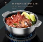 독일산 316 스테인리스 밥그릇 가정용 벌집모양 노스틱 소형 수프 냄비 샐러드 조리 그릇 인스턴트 국수 뚝배기 밥그릇 두꺼운 - 이미지 2