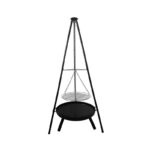 야외 셀럽 안뜰 삼각대 받침대 바베큐 그릴 캠핑 스토브 사진 분위기 - 이미지 2