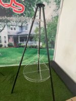 야외 셀럽 안뜰 삼각대 받침대 바베큐 그릴 캠핑 스토브 사진 분위기 - 이미지 4