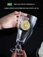 인터넷 유명인 음료 컵 아크릴 주스 컵 밀크티 키 큰 맥주 컵 상업용 바텐딩 허리케인 트로피컬 칵테일 컵 - 이미지 4