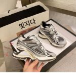 파리 스프링 슈즈 2024 신상품 가을 겨울 두꺼운 바닥 높이 통기성 충격 흡수 서스펜션 레저 스포츠 아빠 슈즈 여성용 - 이미지 3