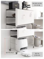 JC 청소년 굿 스위핑 머신 수납 선반 구름 고래 돌 위 코보스 모핑 랙 고양이 변기 상자 수납 선반 - 이미지 2