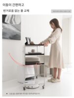 JC 청소년 굿 스위핑 머신 수납 선반 구름 고래 돌 위 코보스 모핑 랙 고양이 변기 상자 수납 선반 - 이미지 3