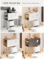 JC 청소년 굿 스위핑 머신 수납 선반 구름 고래 돌 위 코보스 모핑 랙 고양이 변기 상자 수납 선반 - 이미지 4